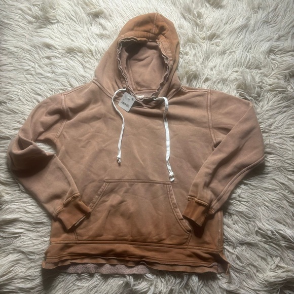 NEW Free People We The Free Zuma Hooded Sweatshirt Top Oversized - Picture 1 of 7